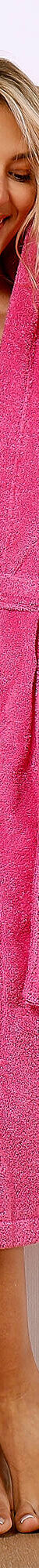 Peignoir mixte adulte col capuche éponge bouclette (fuchsia) Peignoir mixte adulte col capuche éponge bouclette (fuchsia)
